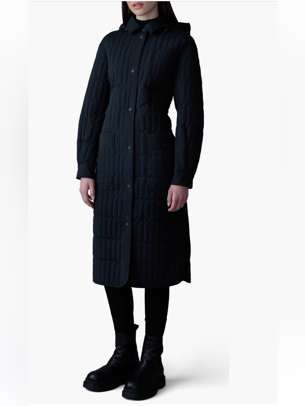 🔥🔥MACKAGE Tadoka Down & Feather Long Hooded Coat